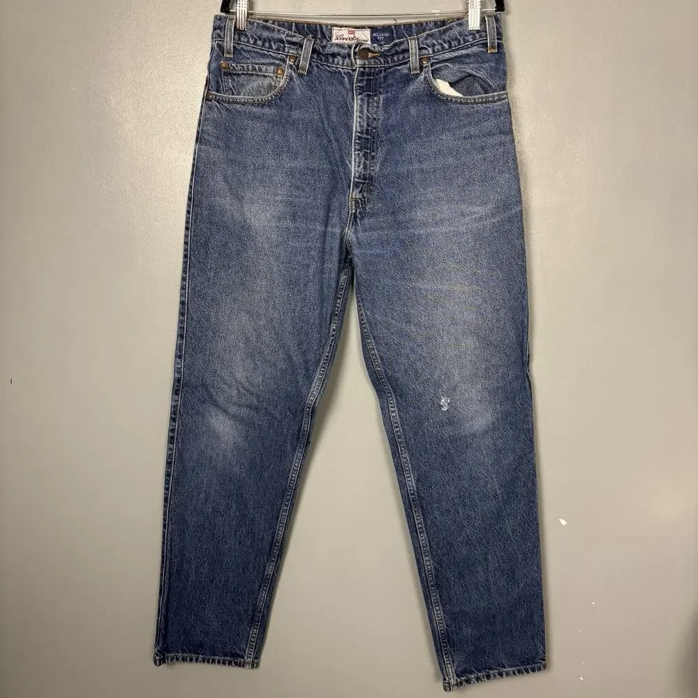 Vintage 90’s LEVI 540 Orange Tab Relaxed Fit Men’s Blue Denim Jeans 36x32